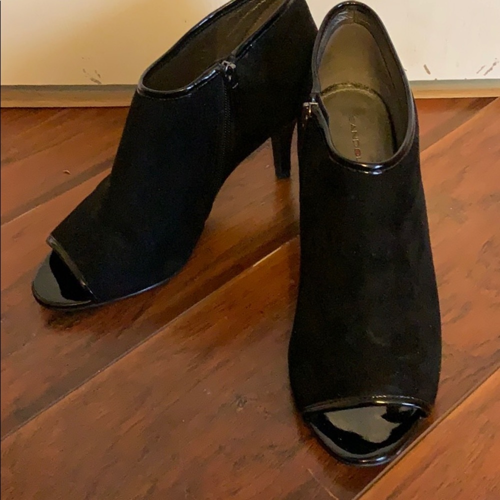 Suede booties